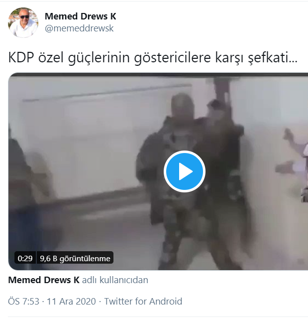 PKK medyası yalan haber üretiyor, Basra'da çekilen görüntüyü KDP özel kuvvetleri diye verdiler