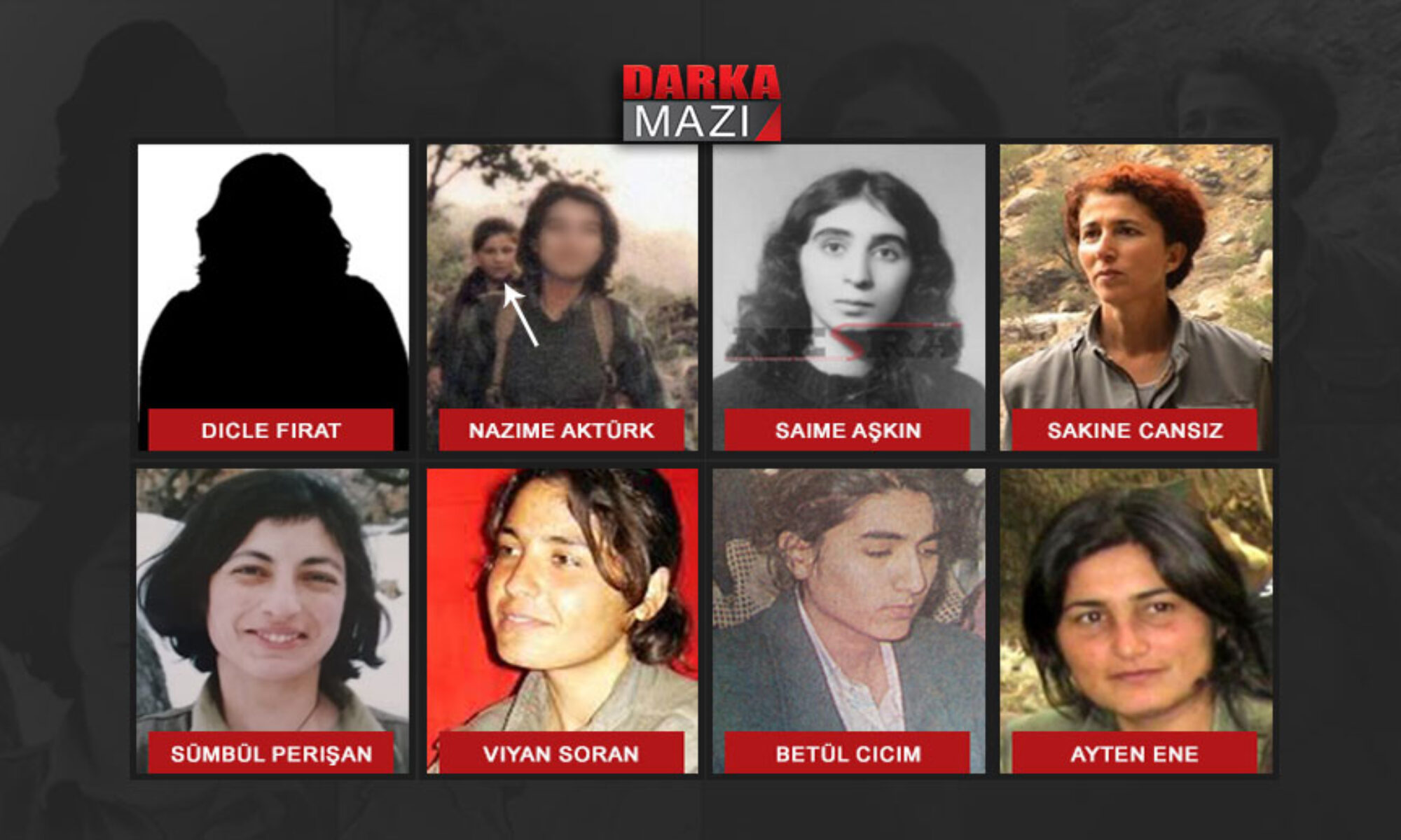 8 Mart Dünya Kadınlar Günü’nde 8 Kürt kadınının portresi, Abdullah Öcalan, PKK, Saime Aşkın, Filiz Yerlikaya, Viyan Soran, Betül Cicim, Sakince Cansız, kadın gerilla, kadın peşmerge, Ağrı dağından kadınlar, Kürt kadınları, Prokrustes'in yatağı, ideoloji, kadın partisi