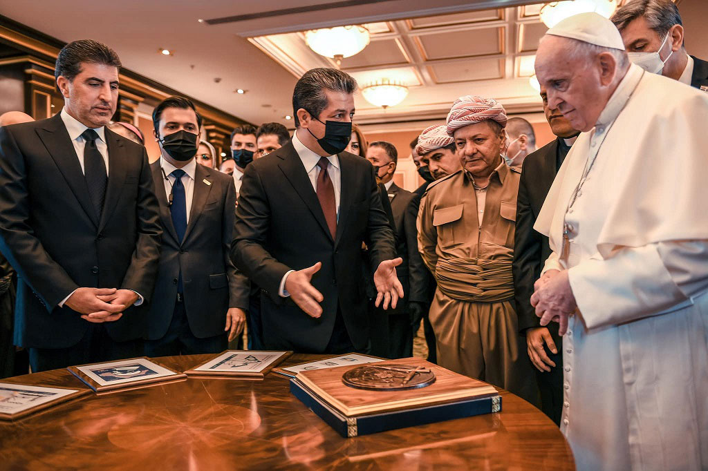 Fotoğraflarla Papa’nın Erbil ziyareti