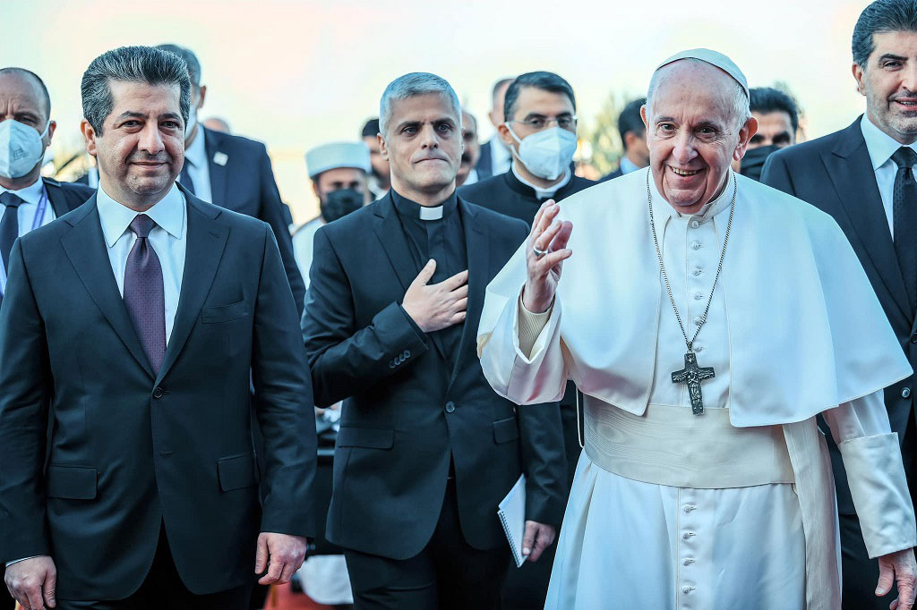 Fotoğraflarla Papa’nın Erbil ziyareti