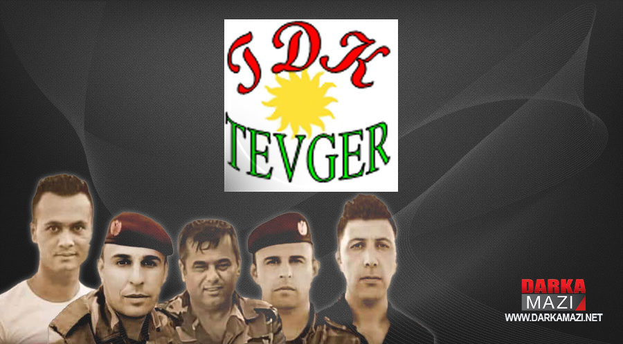 Tevgera Demokratîka Kurdistan-Tevger PKK'nin 5 Peşmergeyi şehit ettiği saldırıyı kınadı