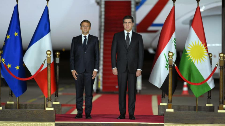 Macron Kürdistan Bölgesini ziyaret eden ikinci Fransız Cumhurbaşkanı