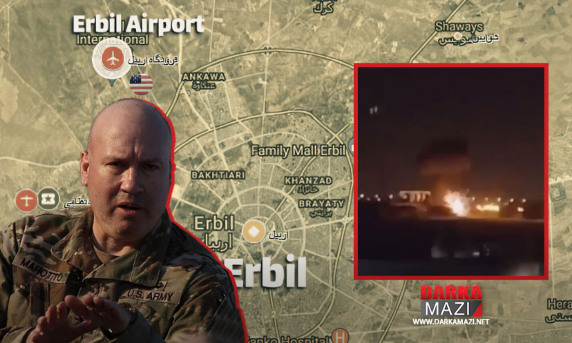 Koalisyon Sözcüsü dün Erbil Uluslararası Havalimanına yapılan saldırıya dönük açıklama yaptı