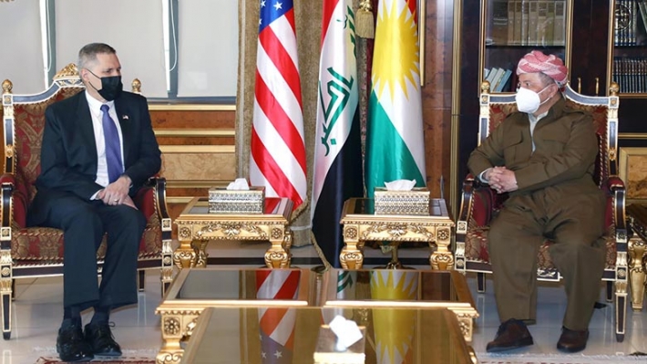 ABD Bağdat Büyüeçisi Tueller seçim başarısından dolayı Barzani'yi tebrik etti