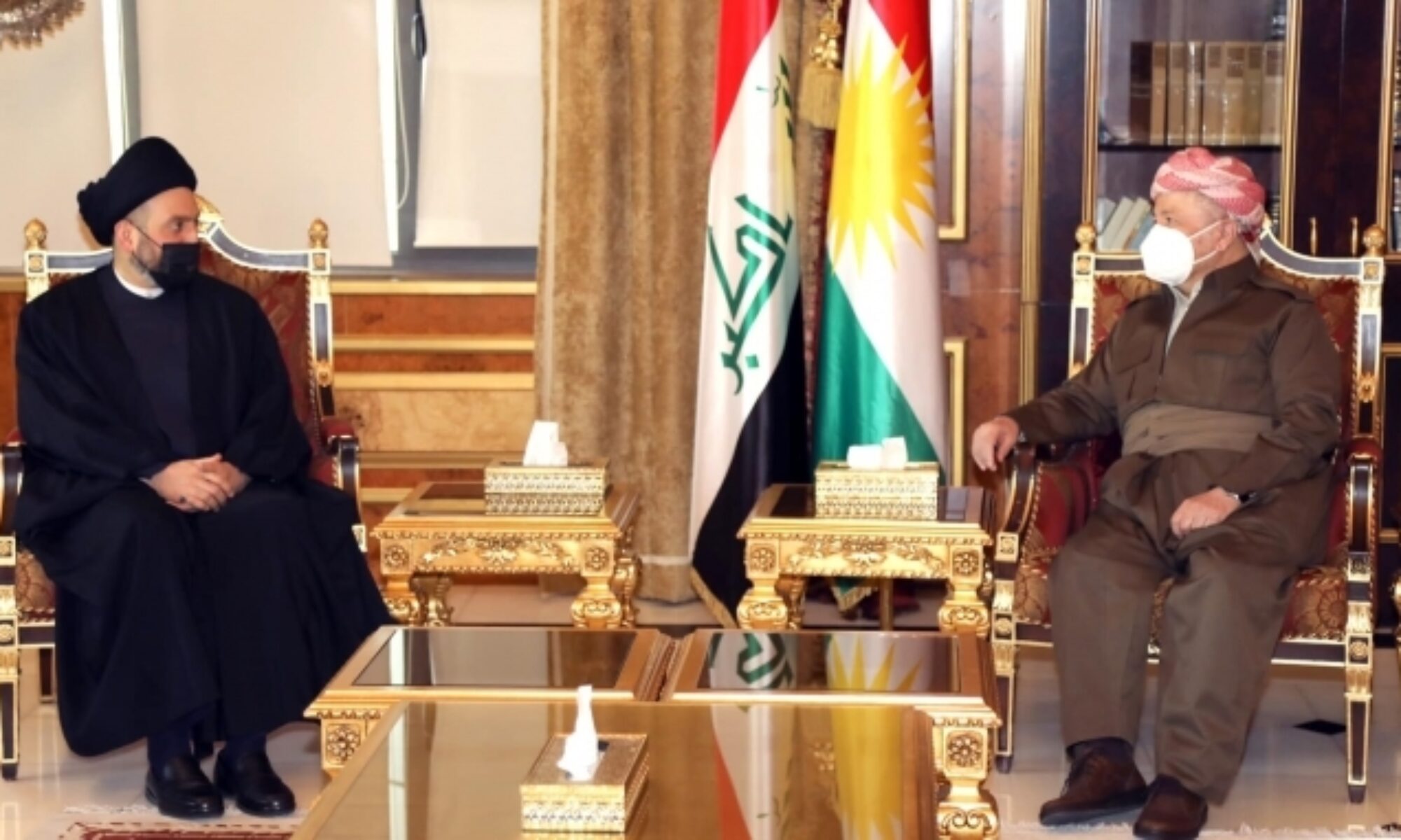 Şii lider Amar Hekim Irak'ın geleceğini konuşmak için Hewler'de Kürt liderlerle görüştü