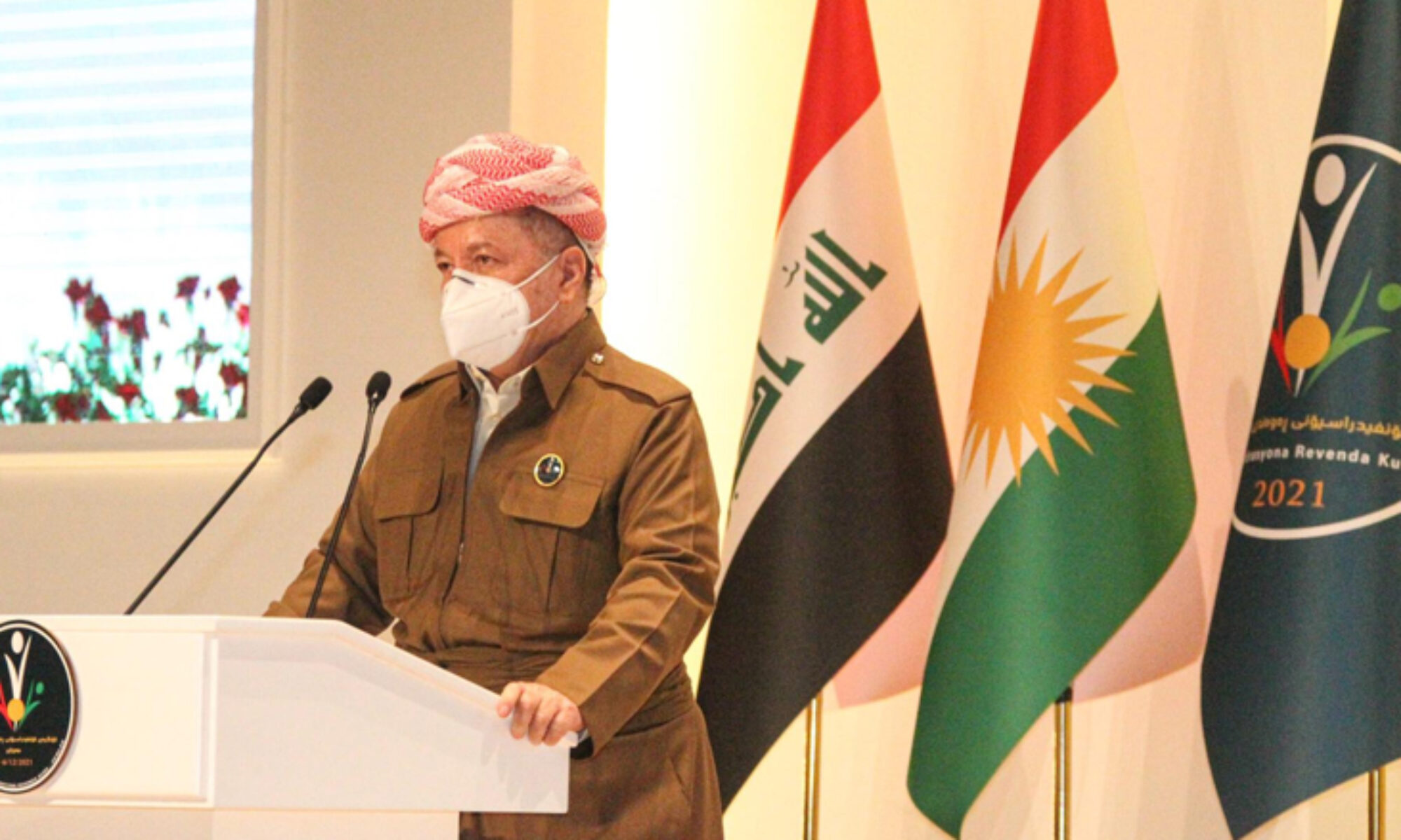 Mesut Barzani Hewler'deki Kürt Diaspora Kongresi'nde konuştu