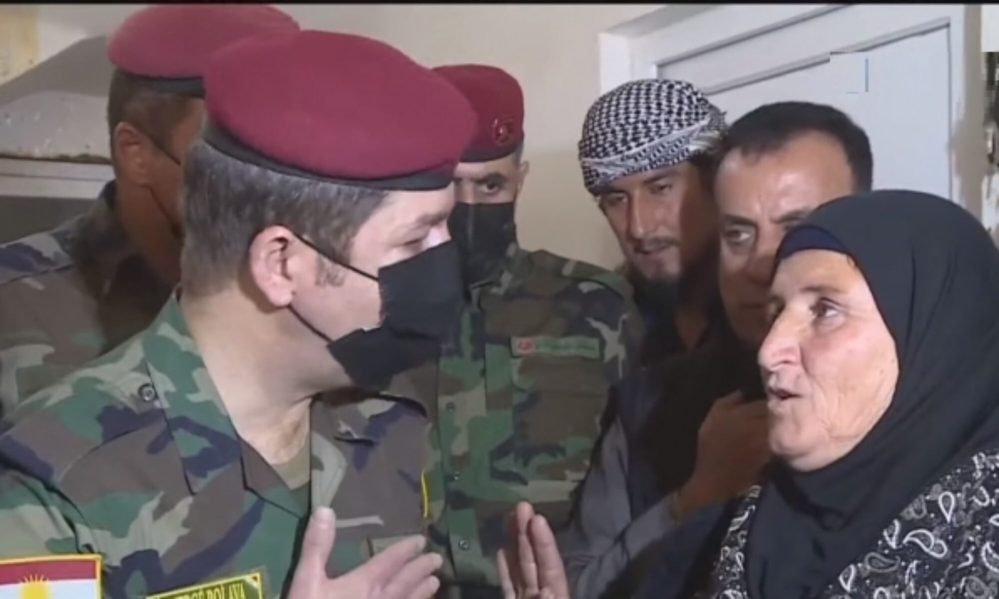 Gulan Güçleri Komutanı Mensur Barzani IŞiD saldırısına uğrayan Xidirciceköyünde konuştu: Gulan güçleri buraya yerleşiyor