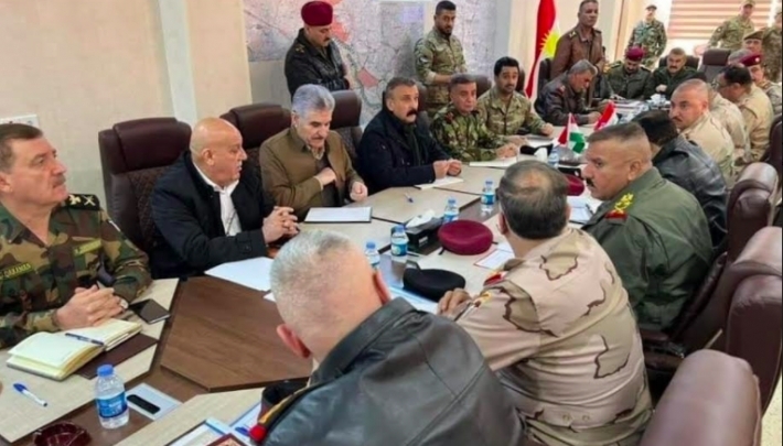 Kerkük: Peşmerge ve Irak ordusu yetkililerinden IŞİD konulu özel toplantı