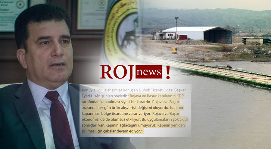 PKK medyası RojNews bu kez Duhok Ticaret Odası Başkanı adına yalan haber yayınladı Semalka, Peşhabur,