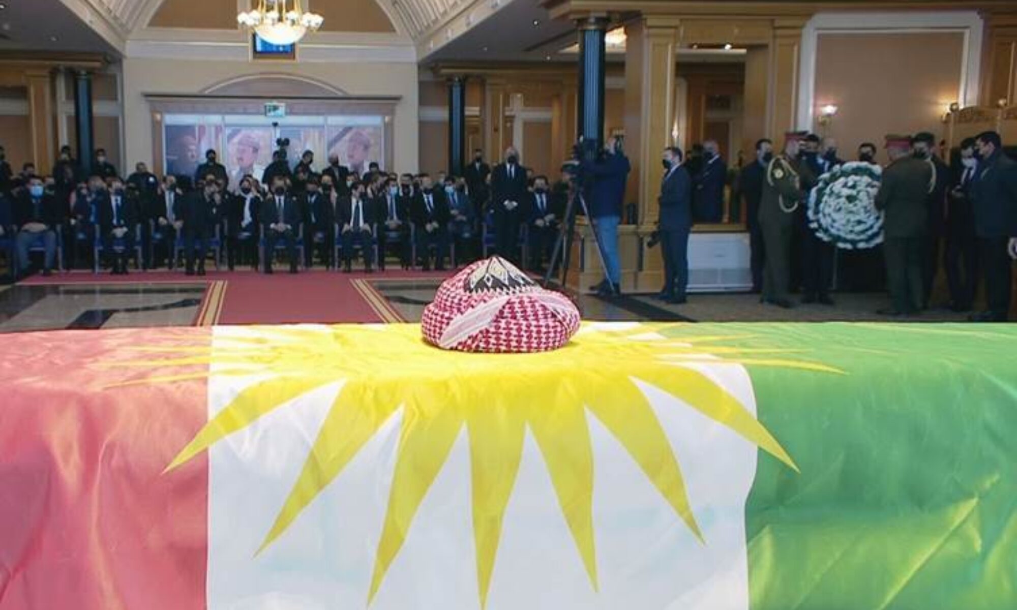 Cenazesi Erbil'e ulaşan Şêx Şamo için resmi tören düzenlendi