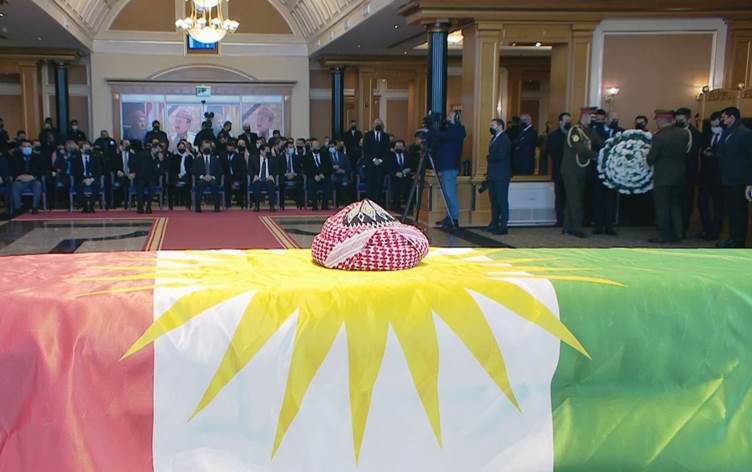 Cenazesi Erbil'e ulaşan Şêx Şamo için resmi tören düzenlendi
