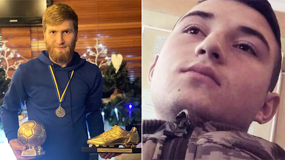 Biri direniş birliklerinde iki Ukrayna'lı fotbolcu Rus'ya saldırılarında hayatını kaybetti