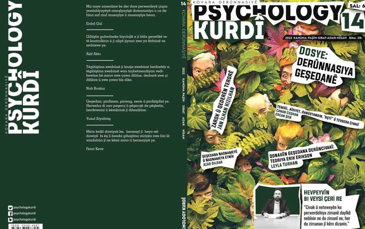 ‘Psychology Kurdî’ dergisinin 14. sayısı çıktı