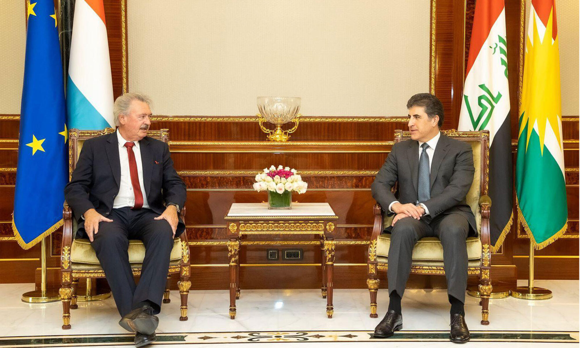 Lüksemburg Dışişleri Bakanı Asselbor resmi bir ziyaret için Kürdistan Bölgesinde
