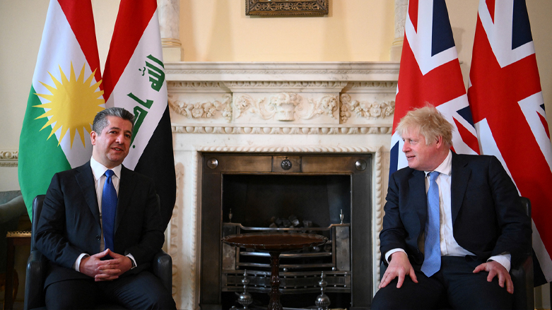 Başbakan Mesrur Barzani ile Boris Johnson bir araya geldi