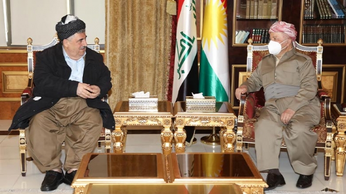 İki tecrübeli lider bir araya geldi: Barzani ve Hecî Mehmûd Kürdistan'ın durumunu görüştü