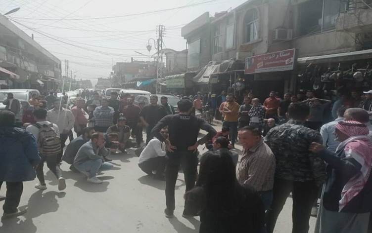 Qamişlo: Esnafı Belediyenin vergi ücretine tepki gösterdi, sokağa çıktı