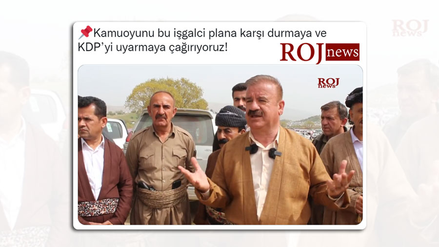 PKK medyası Roj News YNK Parlamenteri Osman Sêderi’nin konuşmalarını çarpıttı