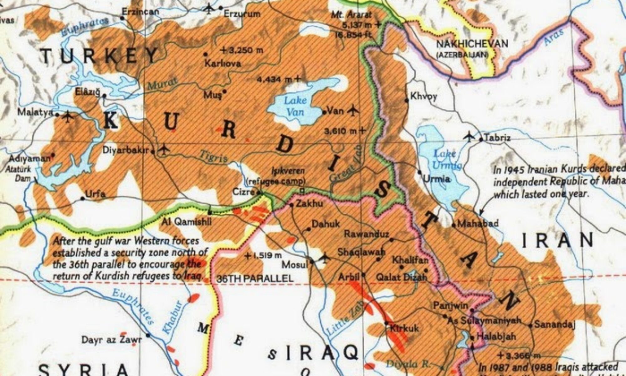 Kürdistan'ı ikiye bölen Kasr-ı Şirin anlaşmasının üzerinden 383 yıl geçti