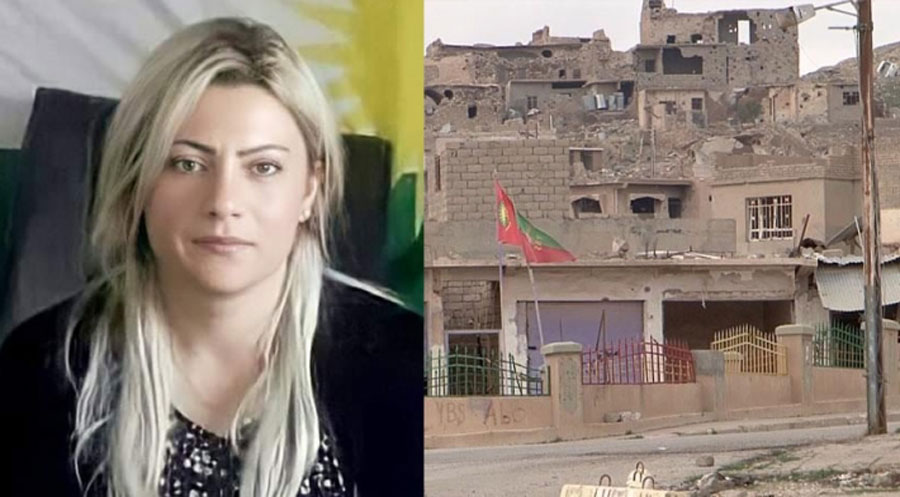 Ezidi Kürt kadın aktivist Suham Seîd: Sinûnê halkı, PKK'lilerin bölgeyi boşaltmasını istedi