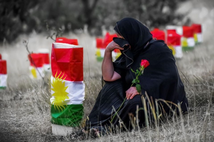 Barzan Enfali’nde şehit düşen 100 kurbanının cenazesi Kürdistan’a getiriliyor