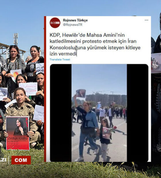 RojNews’ten yine yalan haber: KDP Jina  Emini yürüyüşlerini engelledi