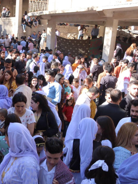 Ezidilerin Cema Bayramı sona eriyor, 200 bin Ezidi Laleş’i ziyaret etti