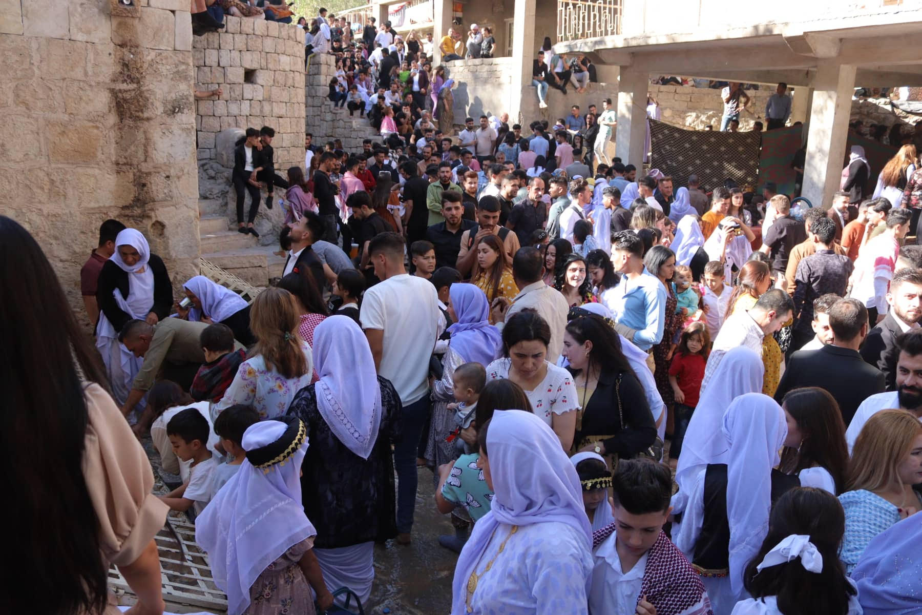 Ezidilerin Cema Bayramı sona eriyor, 200 bin Ezidi Laleş’i ziyaret etti
