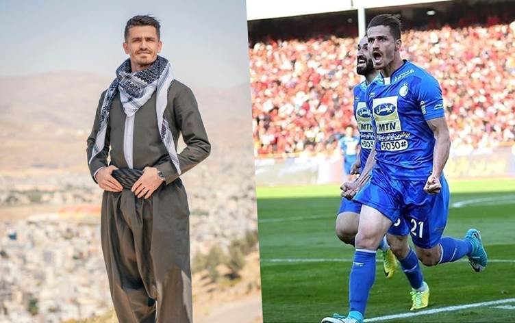 İran: ünlü Kürt futbolcu Wurya Xefûrî rejim karşıtı propaganda yaptığı iddiası ile tutuklandı  