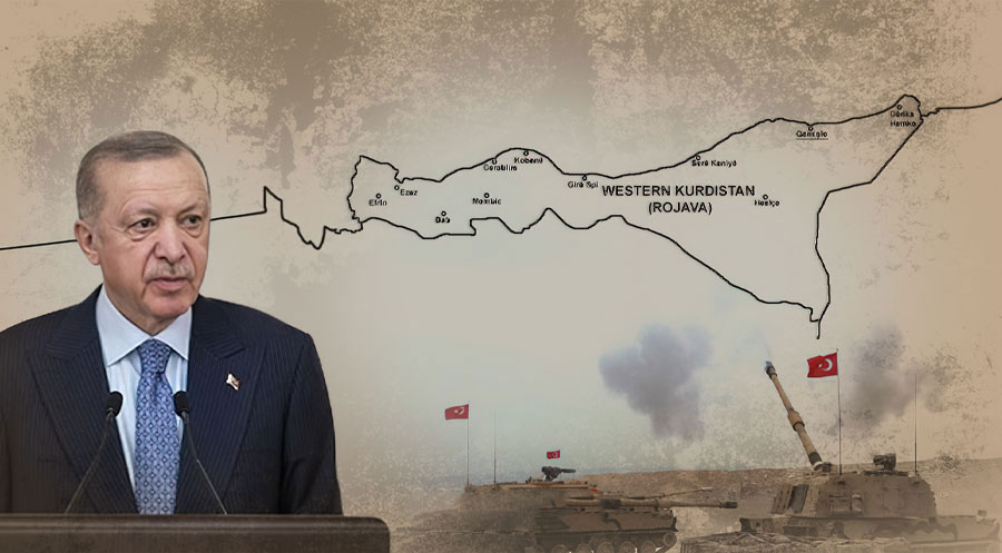 Erdoğan Rojava'yı yine tehdit etti: Hava operasyonu sadece başlangıç