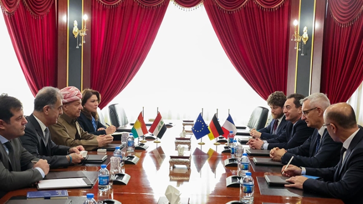 Başkan Barzani, Almanya ve Fransa’nın Irak büyükelçileriyle bir araya geldi