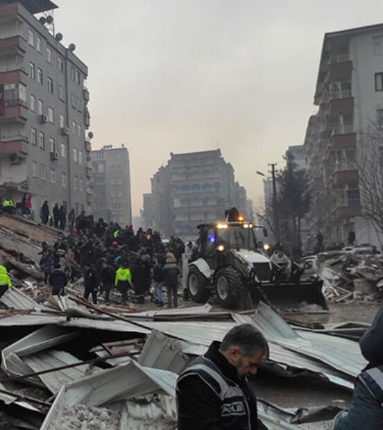 Merkez Üssü Maraş Pazarcık ilçesi 7.7 büyüklüğünde deprem