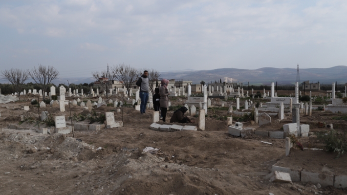 Efrin-Cinderes: Aynı aileden olanlar aynı mezara gömüldü