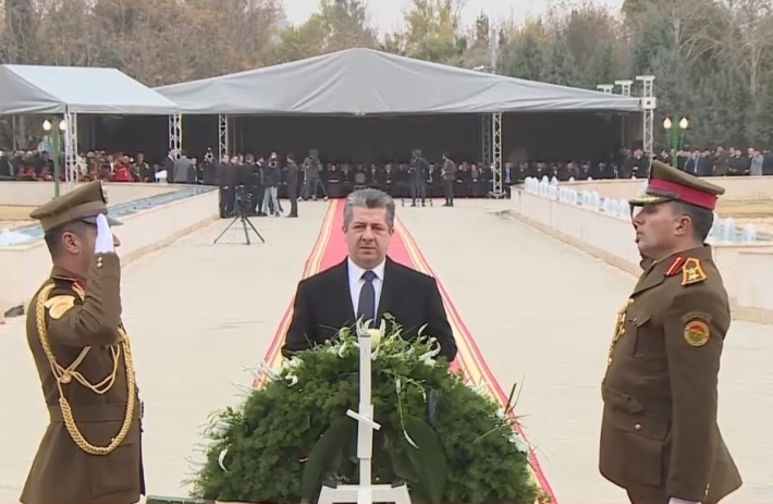 Başbakan Mesrur Barzani 1 Şubat Şehitlerini Anma merasimine katıldı