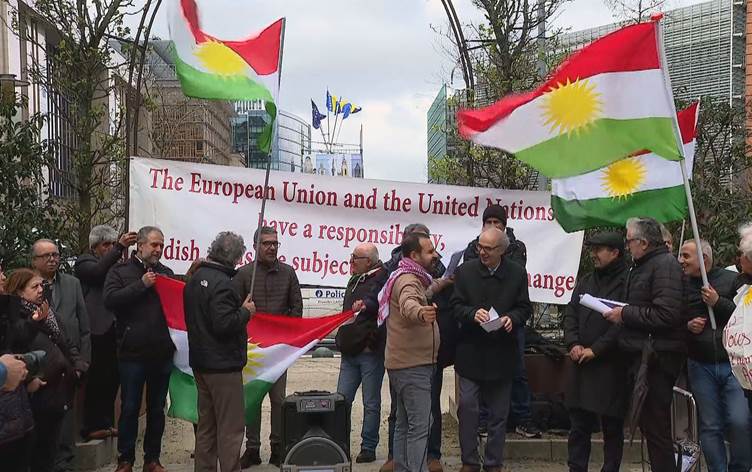 Brüksel: AB Zirvesi sırasında Cinderes'te Newroz ateşi yakan dört Kürdün katledilmesi kınandı