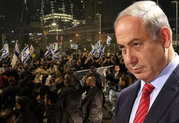 Netanyahu halkı sokağa döken yargı düzenlemesinin askıya alınmasına karar verdi