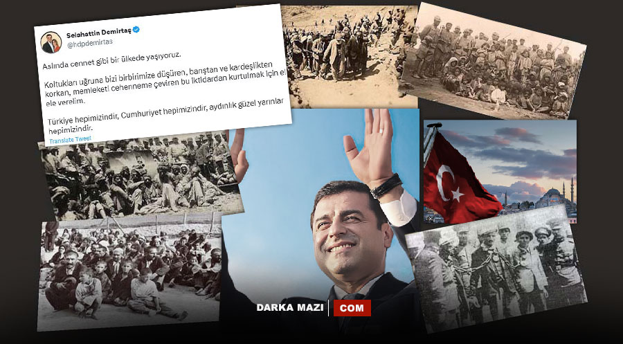 Demirtaş “Türkiye cennettir” dedi, Kürtler tepki gösterdi