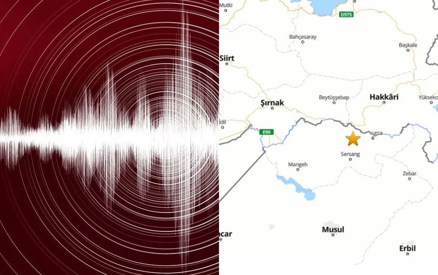 Güney Kürdistan'da 4.7 büyüklüğünde deprem