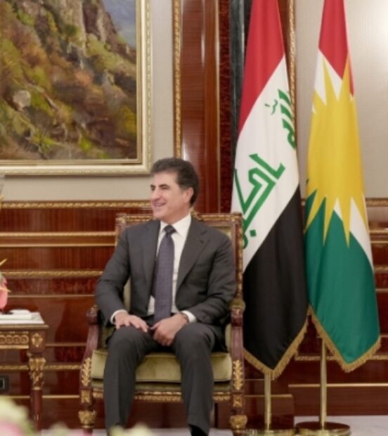 Neçirvan Barzani üst düzey İngiliz askeri heyeti kabul etti