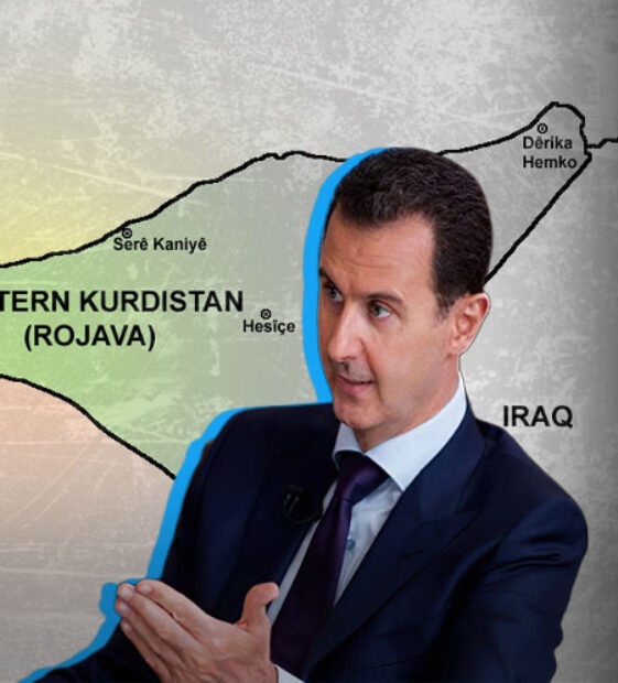 Rojava yönetimi Suriye’de Baasçı Esad rejiminin garantörü rolllerini tekrar dile getirdi:  Suriye’yi bölecek hiçbir projeye dahil olmadık