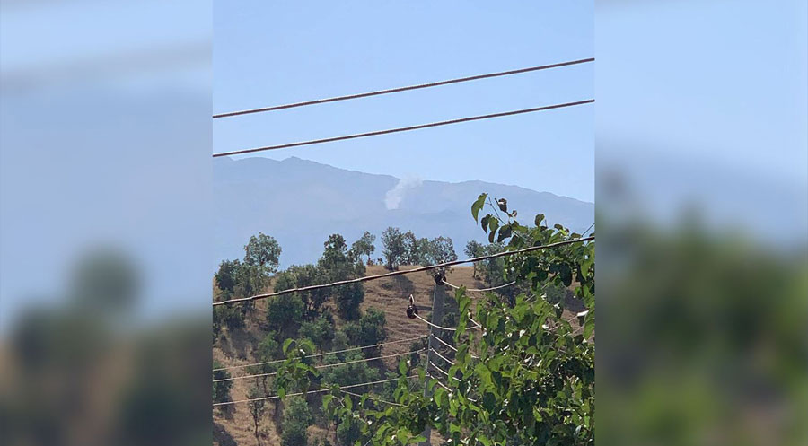 PKK’nin canlı kalkan olarak kullandığı Biradost köyleri iki gündür TSK tarafından vuruluyor
