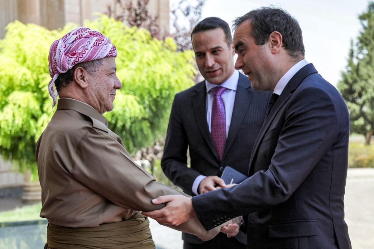 Başkan Barzani ve Fransa Silahlı Kuvvetler Bakanı’nını kabul etti