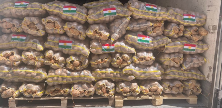 Ortadoğu'daki gıda pazarında Kürdistan ürünleri: Körfez ülkelerine Patates gönderiliyor