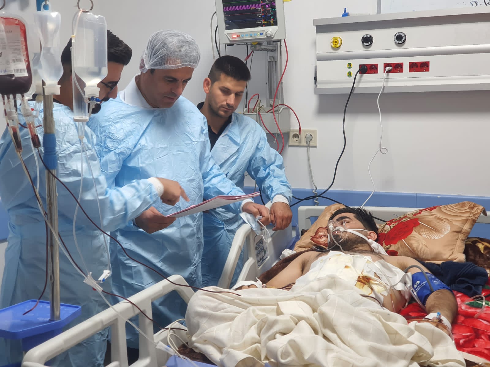 Başkan Barzani’nin talimatı ile Kerkük’teki ağır yaralı Hewler’e getirildi
