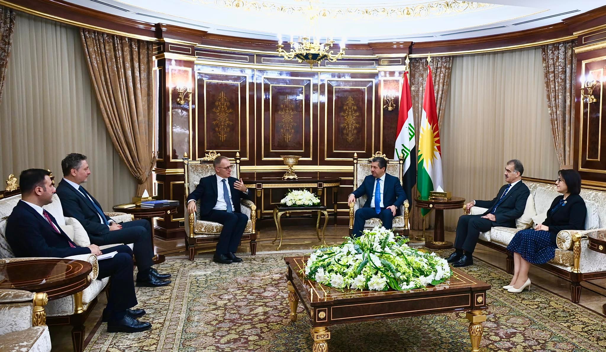Başbakan Mesrur Barzani, İtalya'nın Bağdat Büyükelçisi ile görüştü