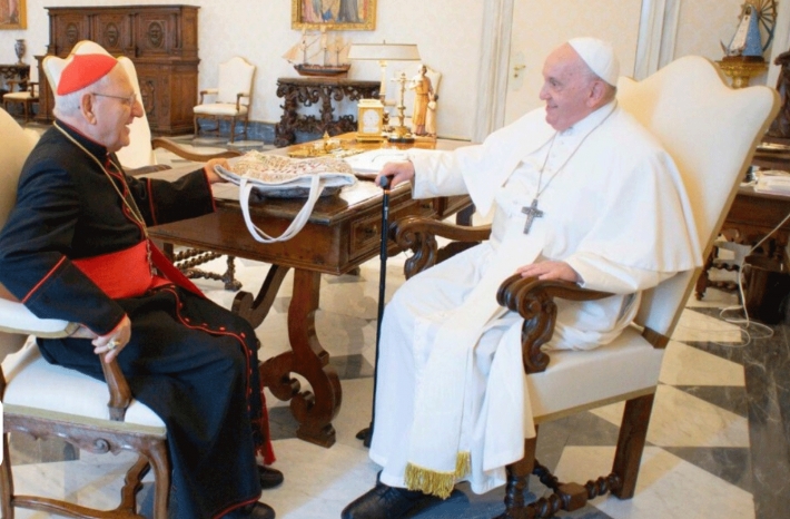 Papa Francis Keldani Kilisesi Başpiskoposu Sako’yu kabul etti: Gündem Irak’ın Hristiyanlara dönük politikası