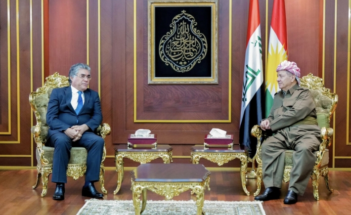 Başkan Barzani PWK heyeti ile görüştü