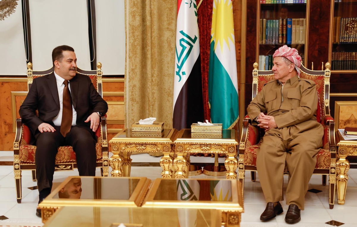 Başkan Barzani Irak Başbakanı Sudani ile görüştü