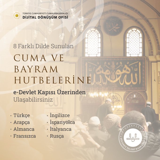 Türkiye Diyanet İşleri Başkanlığı, Rusça dahil 8 dile yer verdi, Kürtçeye yer vermedi