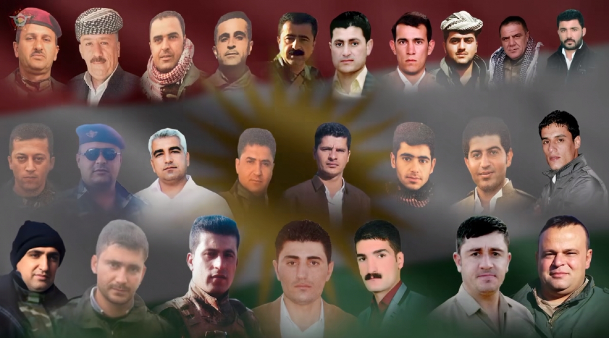 Kürdistan Anti Terör güçleri 10 Ocak Güver Savunması Şehitlerini andı